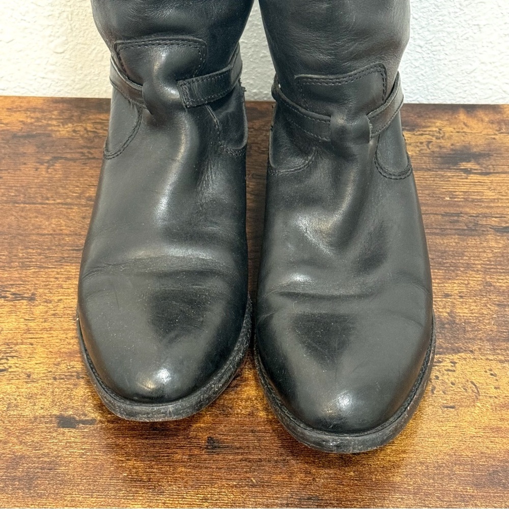 FRYE AND CO. Black Riding Boots - Picture 3 of 4
